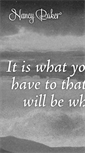 Mobile Screenshot of nancybakerauthor.com